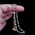 Kristal Kesim 14 Ayar Altın Tesbih - Görsel 3