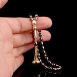 Siyah Mineli Altın Tesbih - Görsel 3