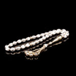 Beyaz Mineli Altın Tesbih - Görsel 2