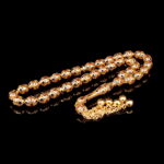 Telkari Renk İşlemeli Altın Tesbih - Görsel 2