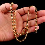 Siyah Mine İşlemeli Koleksiyonluk Altın Tesbih - Görsel 3