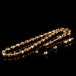 Siyah İşlemeli Sistemli Altın Tesbih - Görsel 2