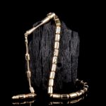 Kapsül Kesim İşlemeli Koleksiyonluk Altın Tesbih