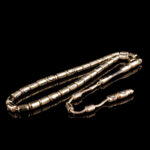 Kapsül Kesim İşlemeli Koleksiyonluk Altın Tesbih - Görsel 3