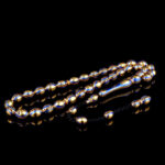 Oval Kesim Özel İşçilikli Altın Tesbih - Görsel 2