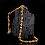 Hat İşlemeli Telkari Altın Tesbih