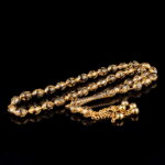 Hat İşlemeli Telkari Altın Tesbih - Görsel 2