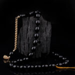 Sıkma Ateş Kehribar Altın Tesbih