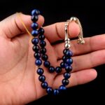 Mavi Kaplan Gözü Altın Tesbih - Görsel 3