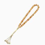 Altın Sitrin Taşlı Tesbih